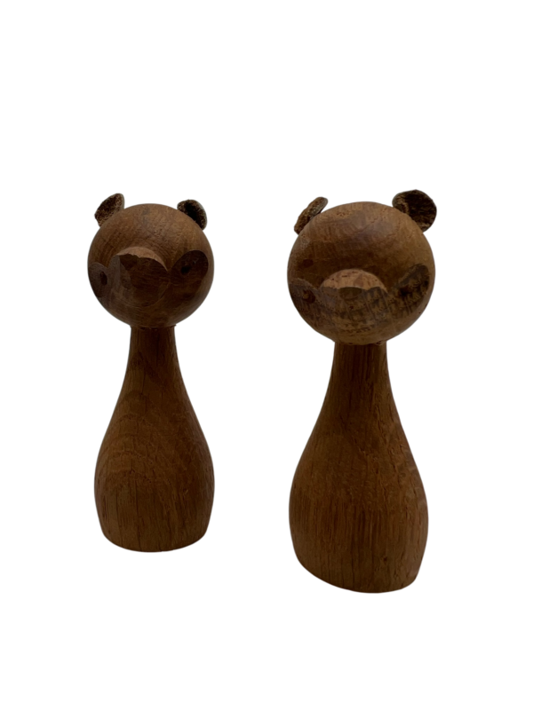 Figurines en bois d'avant-guerre