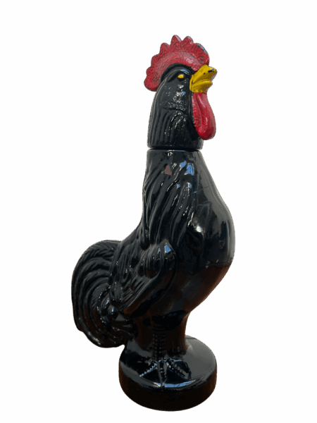 Décanteur, coq en céramique