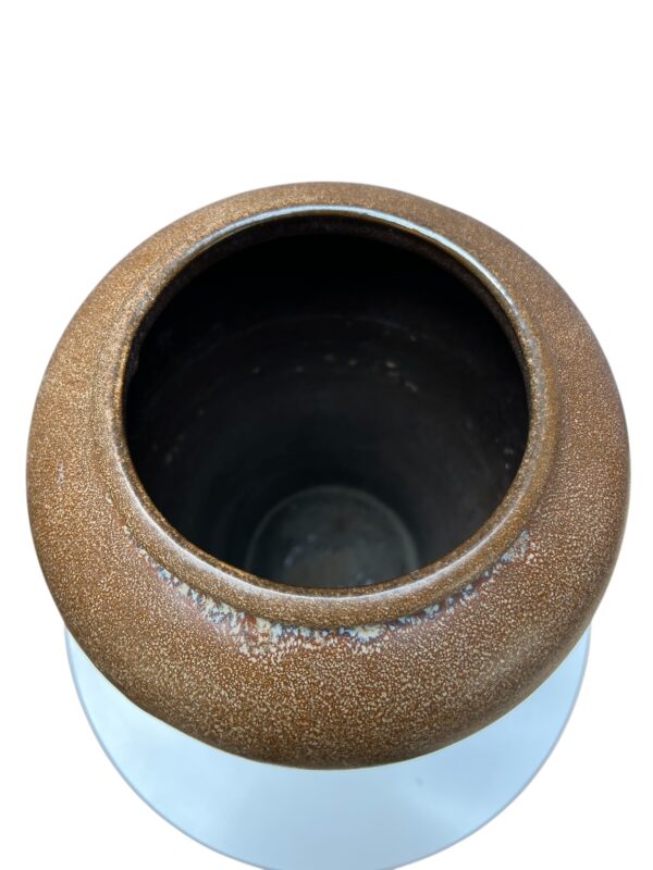 Vase en céramique bicolore