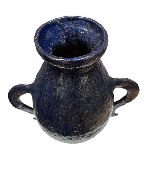 Vase en terre cuite émaillé