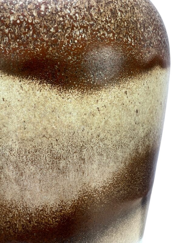 Vase en céramique bicolore