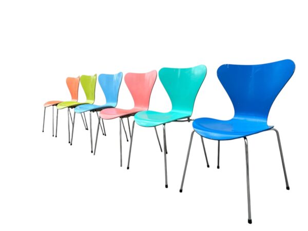 Série de 6 chaises Fritz Hansen – Image 4