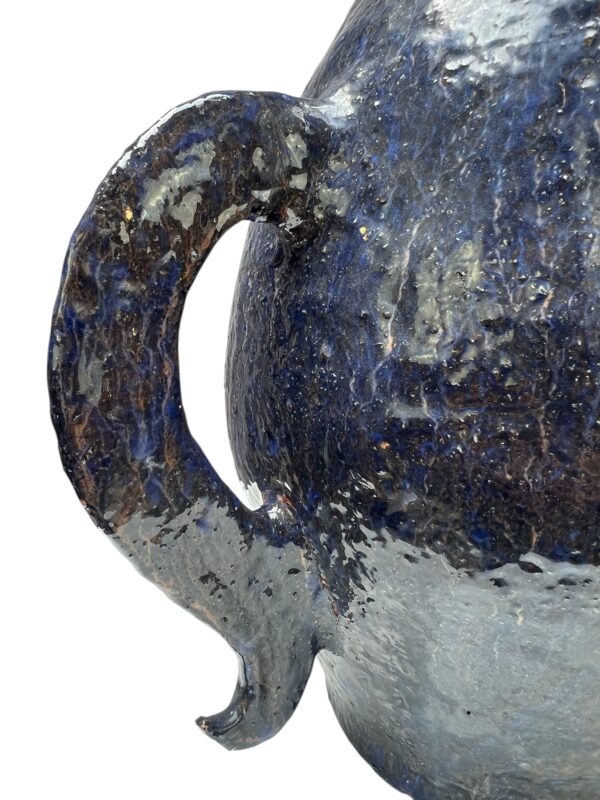 Vase en terre cuite émaillé