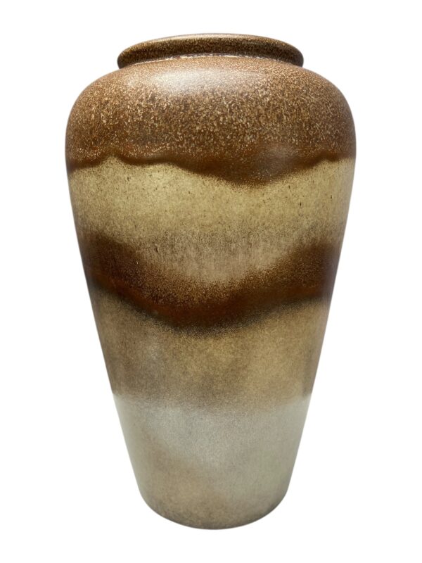 Vase en céramique bicolore