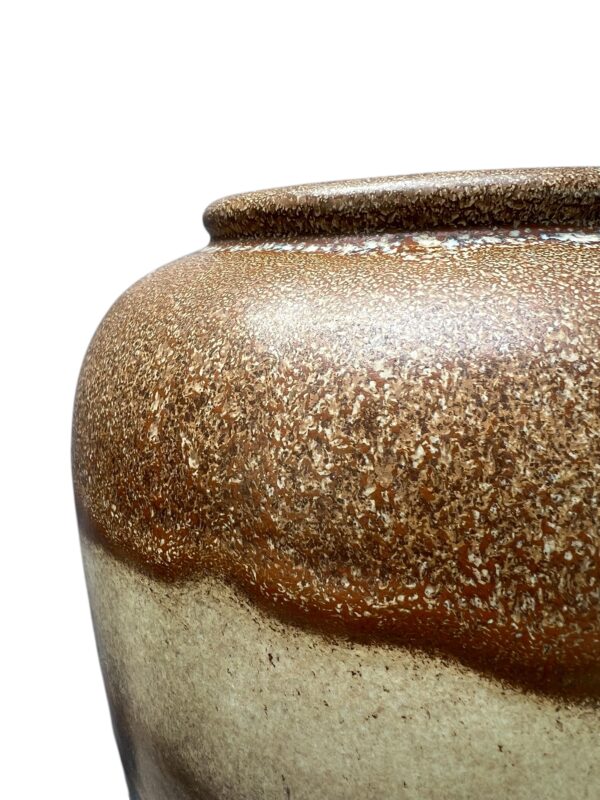 Vase en céramique bicolore