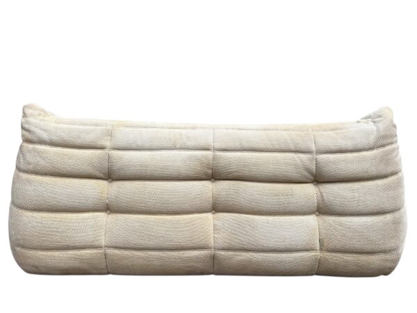 canapé 3 places togo, ligne roset en coton beige