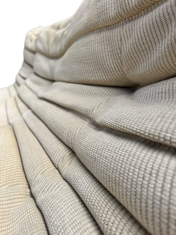 canapé 3 places togo, ligne roset en coton beige