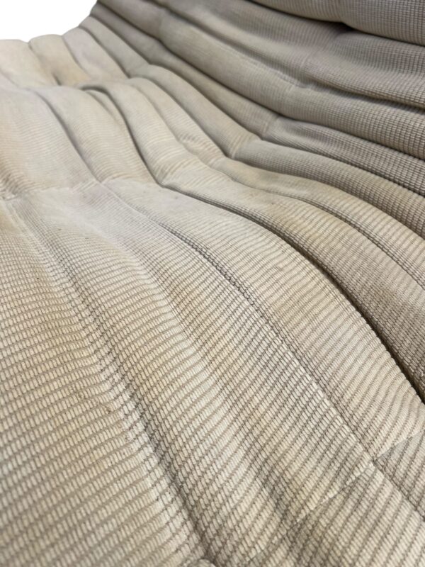 canapé 3 places togo, ligne roset en coton beige