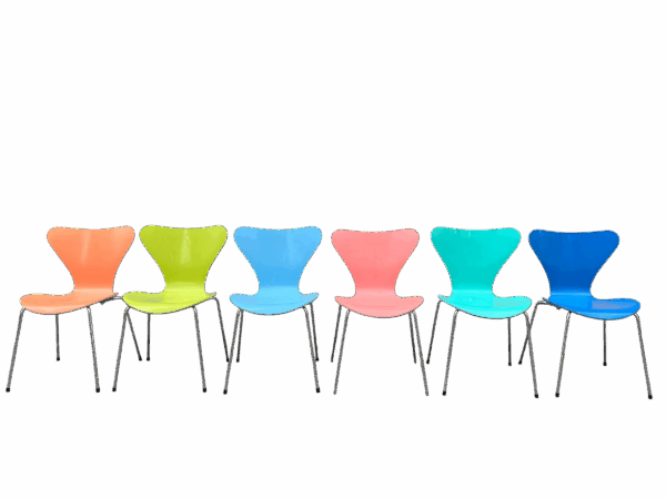 Série de 6 chaises Fritz Hansen