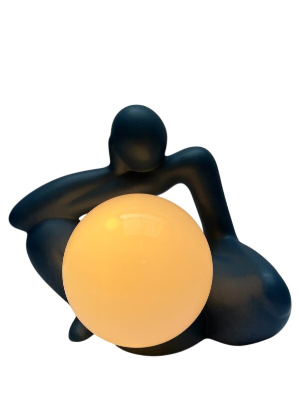 Lampe de table bleu indigo par Lichtamik