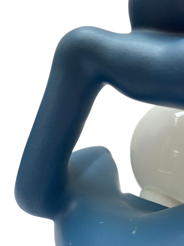 Lampe de table bleu indigo par Lichtamik