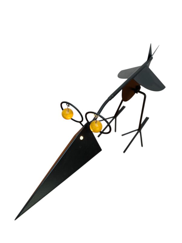 Lampe italienne "Lozzi Raven" crée par Yvan Pestalozzi – Image 3
