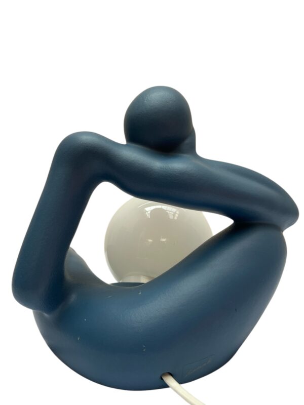 Lampe de table bleu indigo par Lichtamik