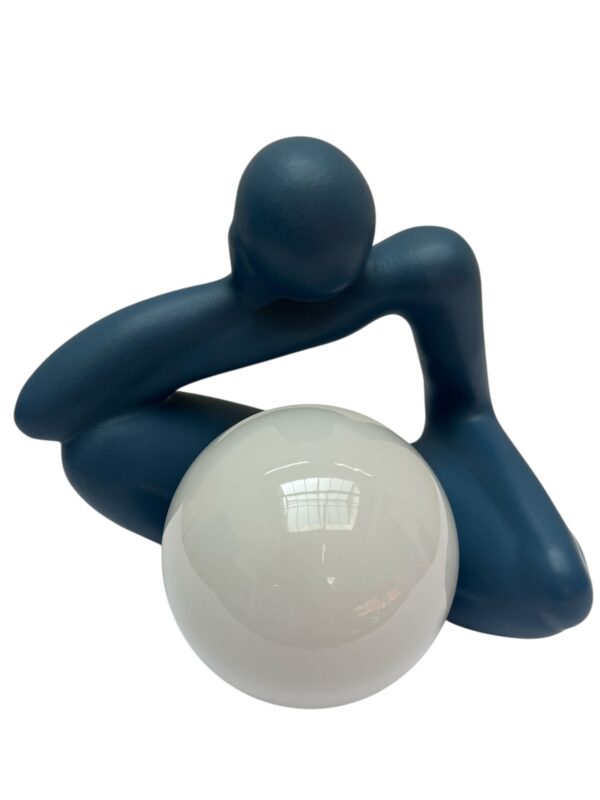 Lampe de table bleu indigo par Lichtamik