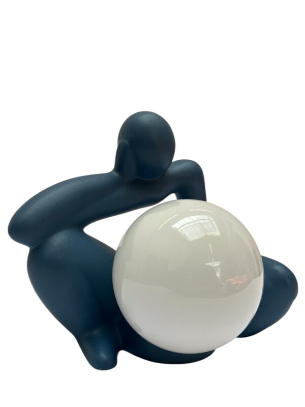 Lampe de table bleu indigo par Lichtamik