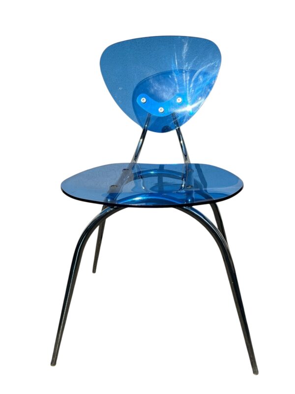 Chaise JTW, acrylique bleu – Image 2