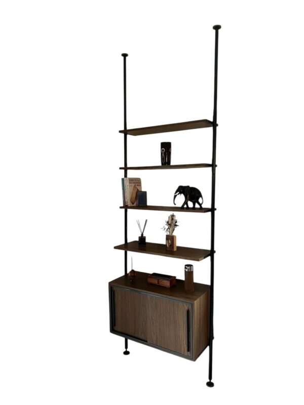 Etagère téléscopique avec caisson