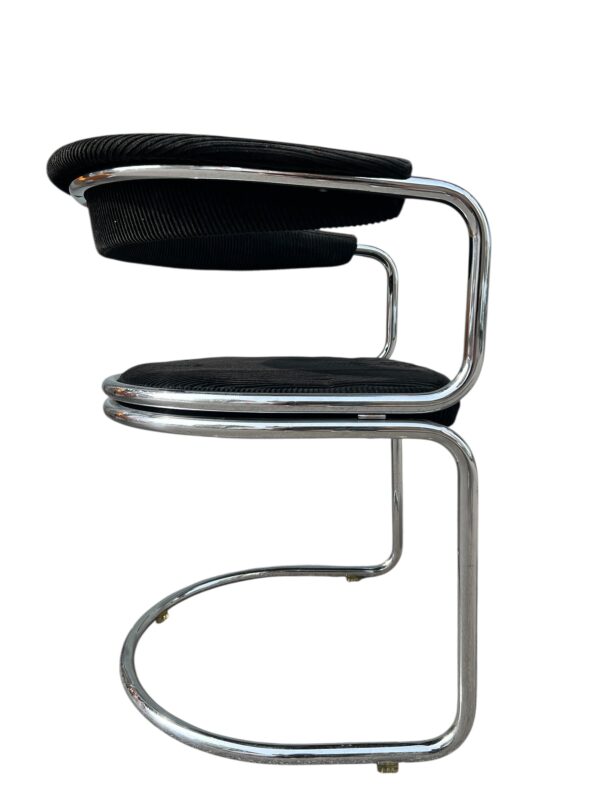 Fauteuil Bauhaus chromé