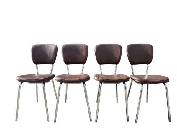 Série de 8 chaises de cuisine Kitch