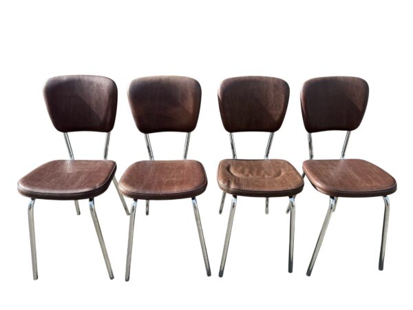 Série de 8 chaises de cuisine Kitch