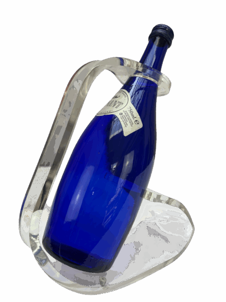 Porte-bouteille en lucite