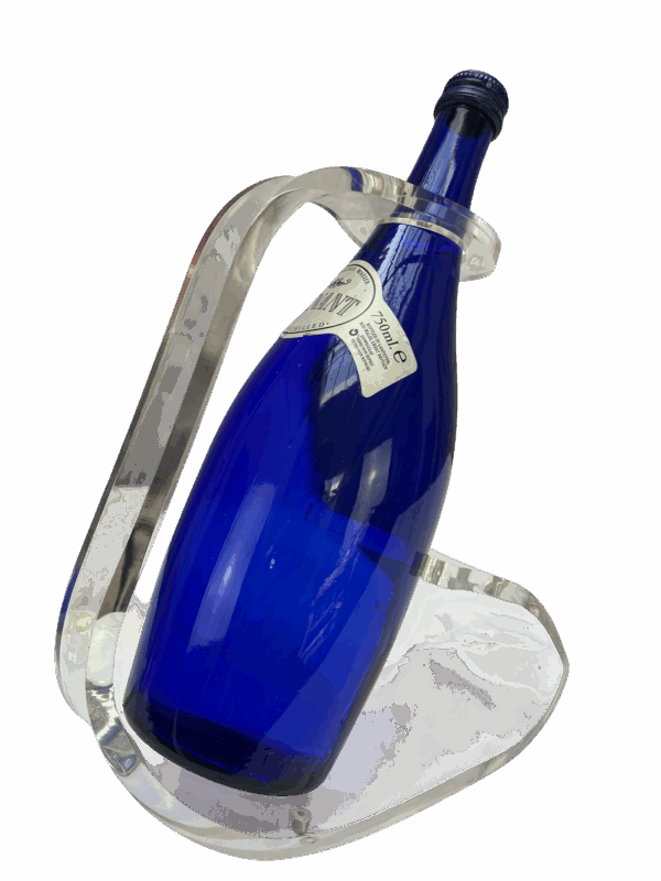 Porte-bouteille en lucite