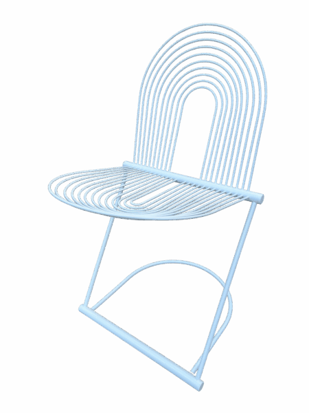 Chaise "Swing", Jutta et Herbert Ohl, production Rosenthal Studio Line