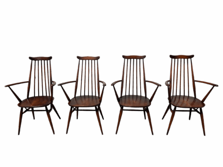 Série de 4 Fauteuils Ercol Windsor Goldsmith