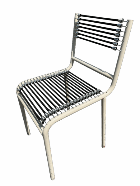 Chaise Sandows, par René Herbst