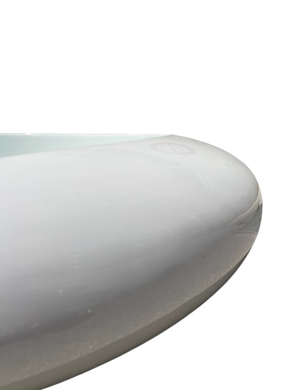 Table basse ronde en fibre de verre, 1970's
