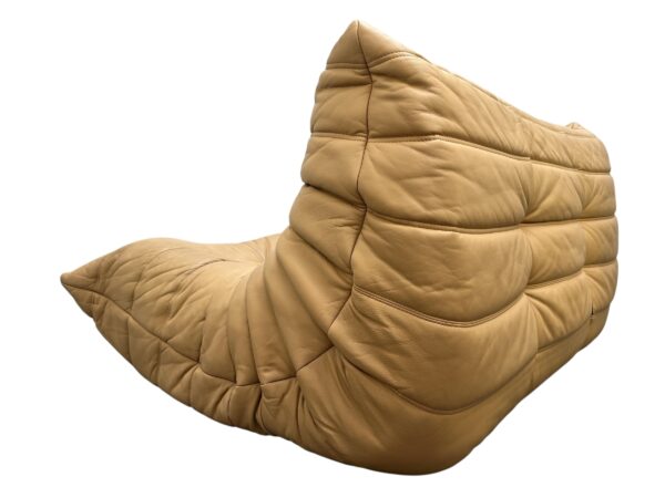 Ensemble de 5 pièces de canapé TOGO en cuir de couleur sable