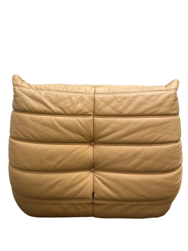 Ensemble de 5 pièces de canapé TOGO en cuir de couleur sable