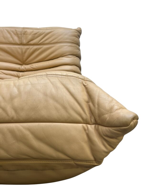 Ensemble de 5 pièces de canapé TOGO en cuir de couleur sable