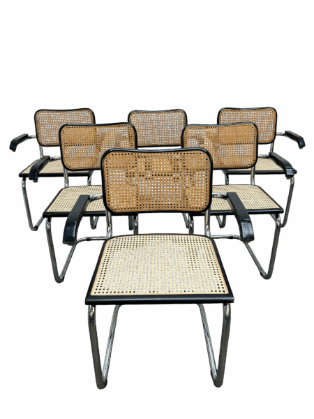 Set de 6 chaises S64, Marcel Breuer