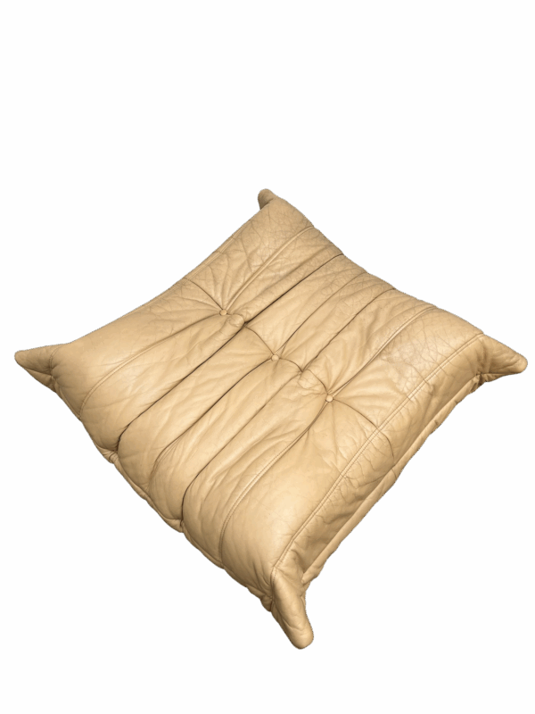 Ensemble de 5 pièces de canapé TOGO en cuir de couleur sable