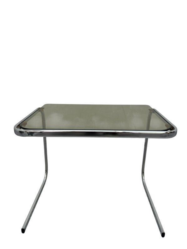 Tables d'appoint dans le style bauhaus, inspirée de Milo Baughman 1970's.