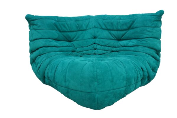 Ensemble de 3 pièces de canapés turquoise TOGO, Ligne Roset