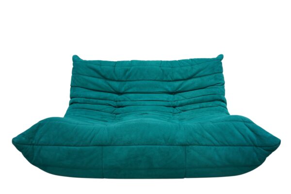 Ensemble de 3 pièces de canapés turquoise TOGO, Ligne Roset