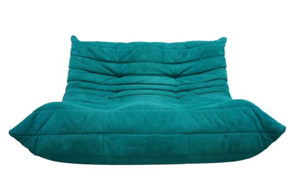 Ensemble de 3 pièces de canapés turquoise TOGO, Ligne Roset