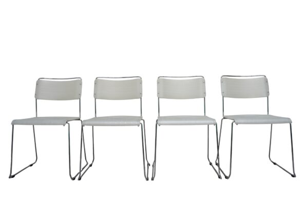 Set de 4 chaises italiennes Spilimbergo, 1980's