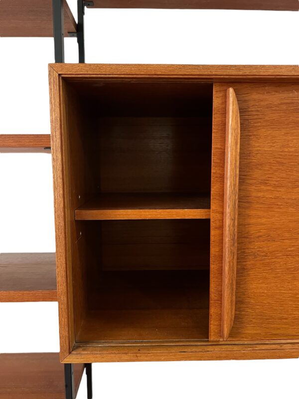 Bibliothèque mid-century, Swiss Teak