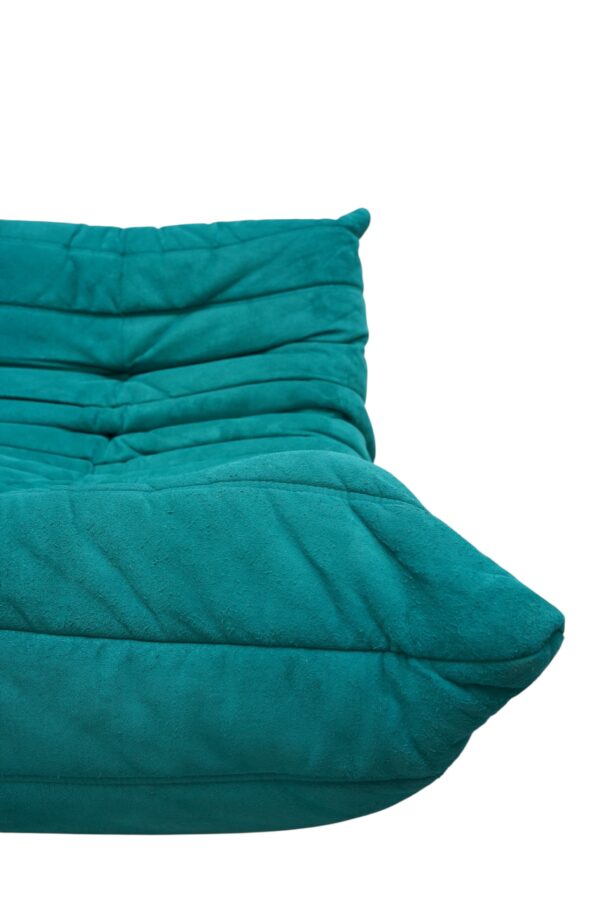 Ensemble de 3 pièces de canapés turquoise TOGO, Ligne Roset
