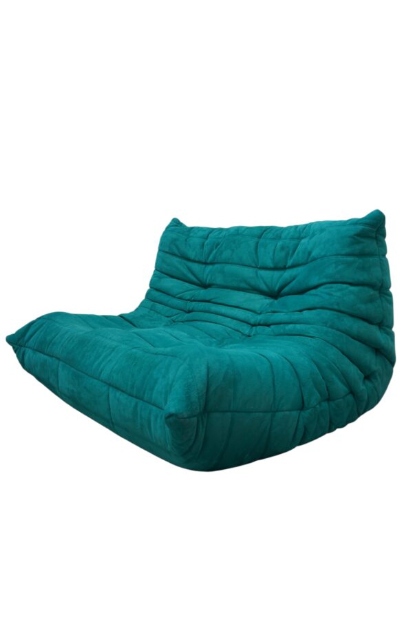 Ensemble de 3 pièces de canapés turquoise TOGO, Ligne Roset
