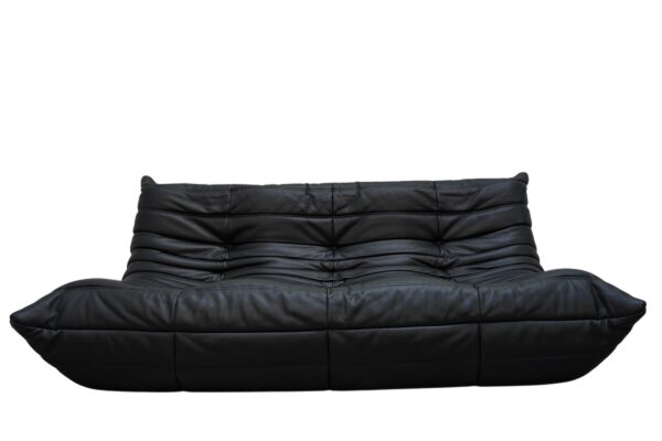Canapé 3 pl TOGO en cuir de la Ligne Roset par Michel Ducaroy