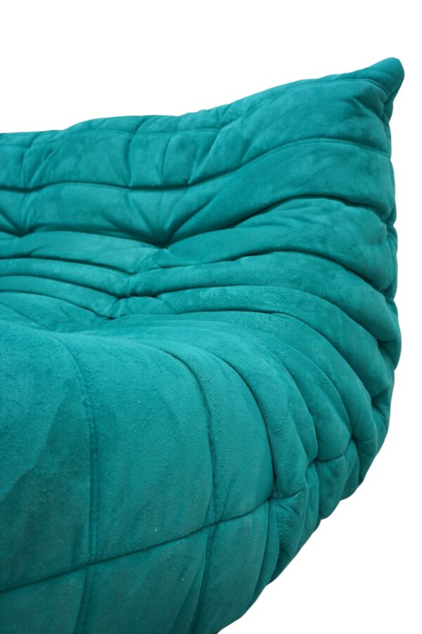 Ensemble de 3 pièces de canapés turquoise TOGO, Ligne Roset