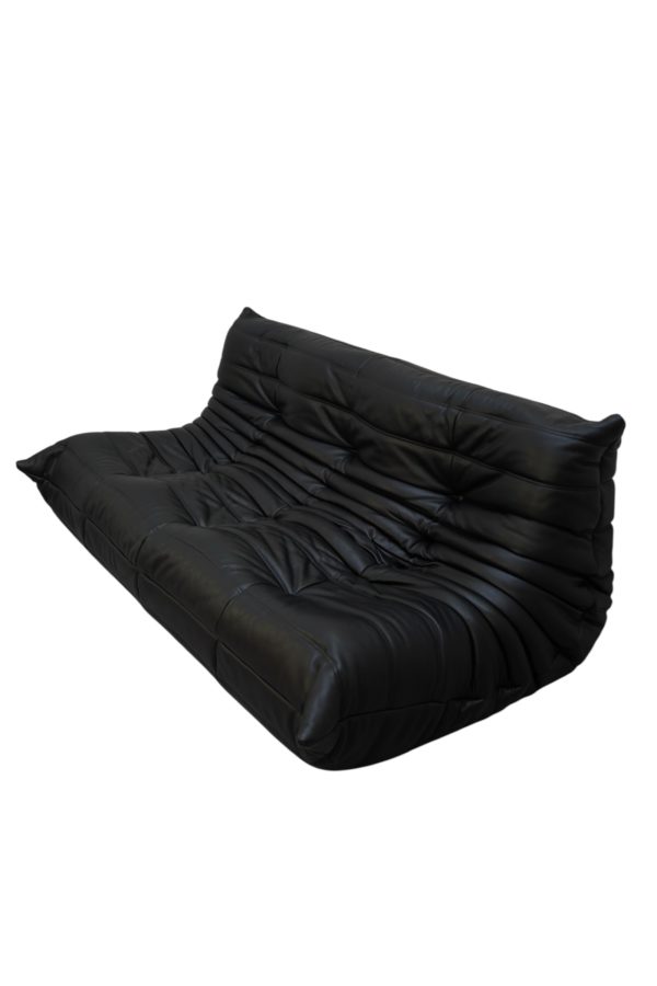 Canapé 3 pl TOGO en cuir de la Ligne Roset par Michel Ducaroy