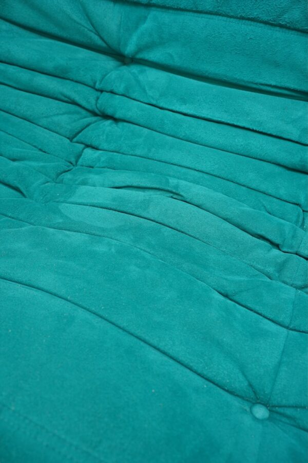 Ensemble de 3 pièces de canapés turquoise TOGO, Ligne Roset