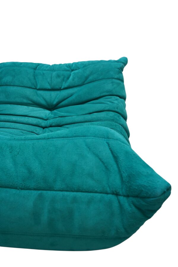 Ensemble de 3 pièces de canapés turquoise TOGO, Ligne Roset