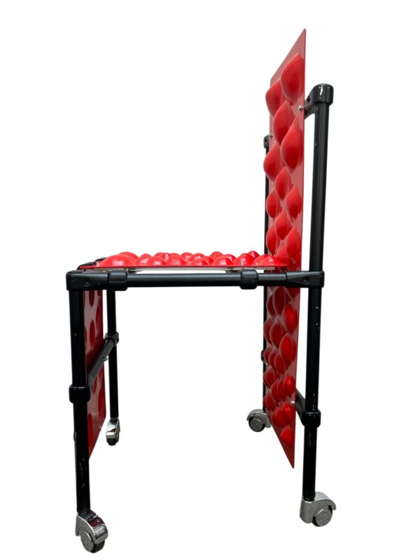 Chaise massante sur roulette