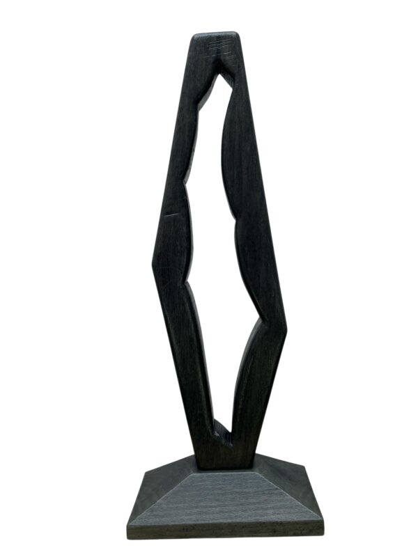 Sculpture abstraite en bois